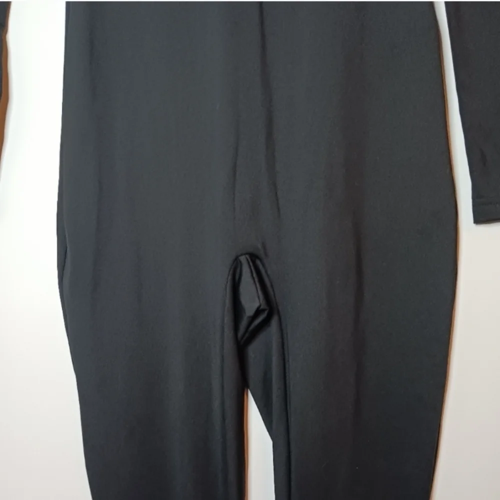 Women's One Piece Jumpsuit Long Sleeve High Neck Bodycon Tight Full length - Picture 5 of 10